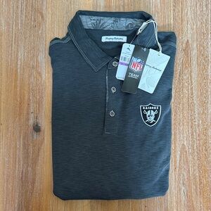 Men's Gray Polo Shirt RAIDERS NWT